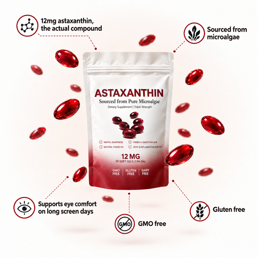 KLOD Astaxanthin 12mg Softgels